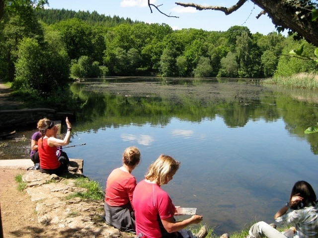 Lunch by Cannop Ponds
