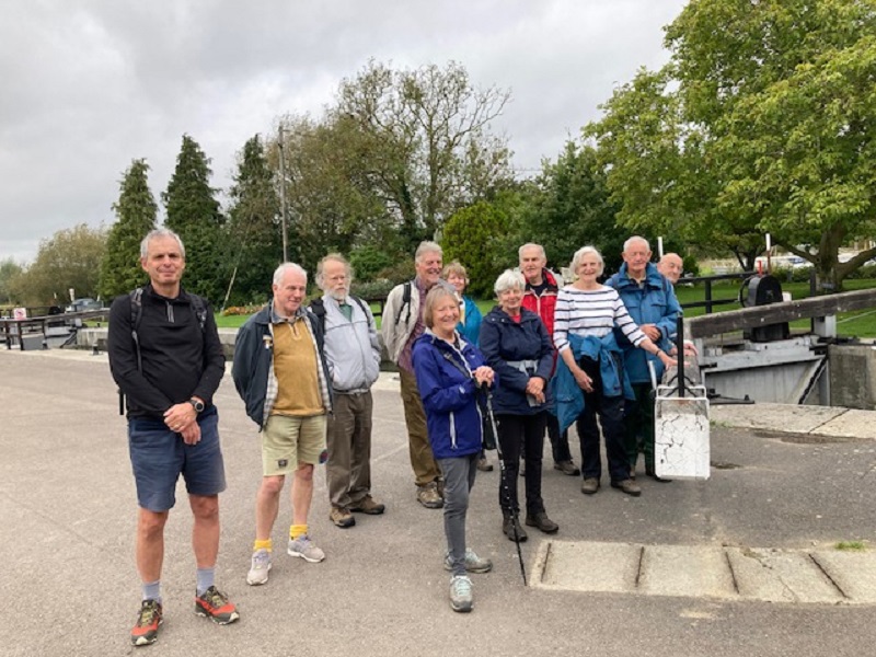 Group photo at St Johns Lock