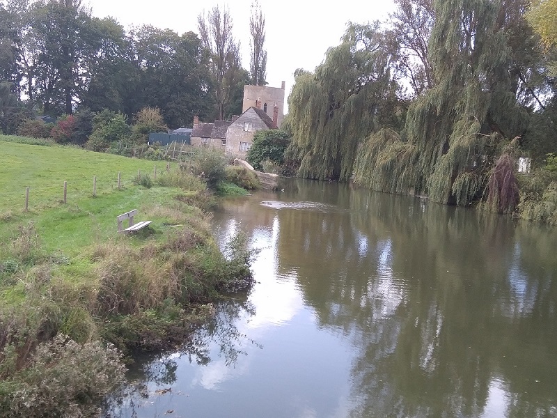 River towards Roundhouse viewed from the footbridge